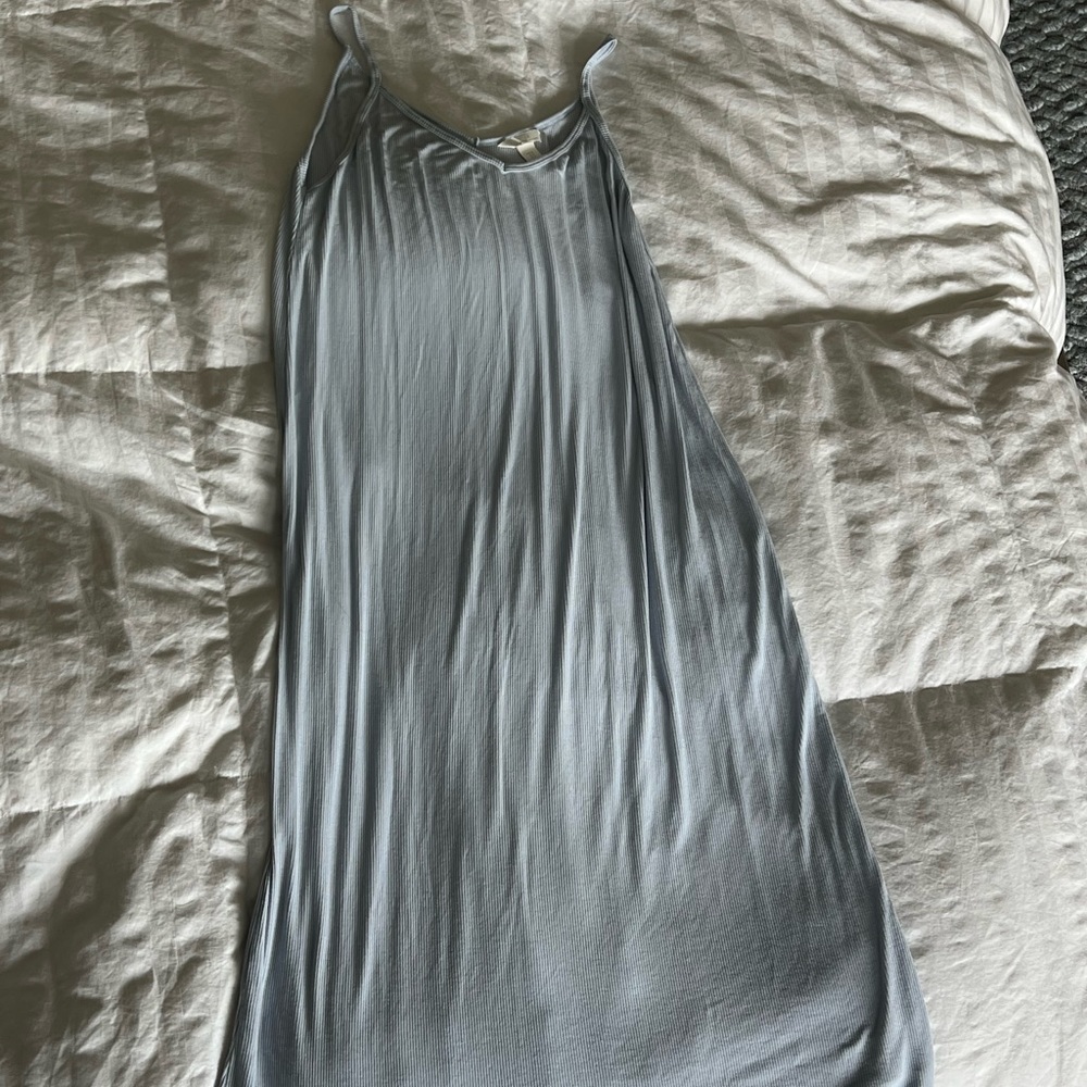 Baby blue midi dress